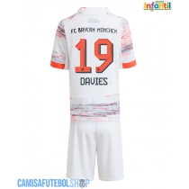 Camisa de time de futebol Bayern Munich Alphonso Davies #19 Replicas 2º Equipamento Infantil 2025-26 Manga Curta (+ Calças curtas)